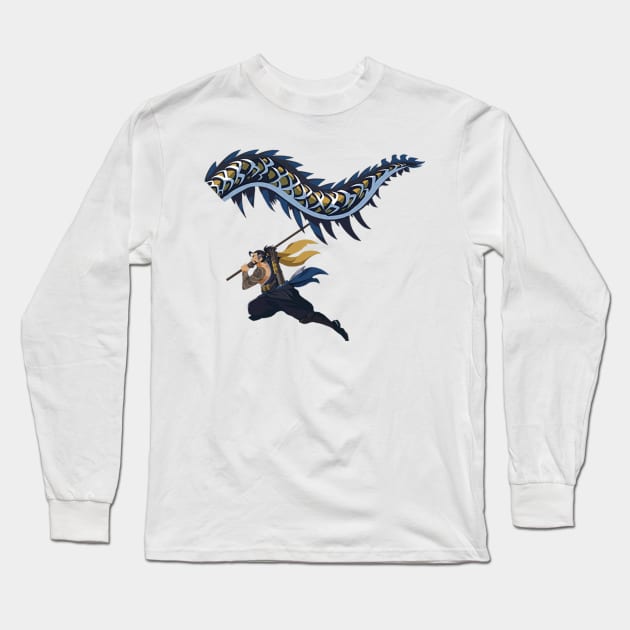 Hanzo Dragon Dance Long Sleeve T-Shirt by Genessis